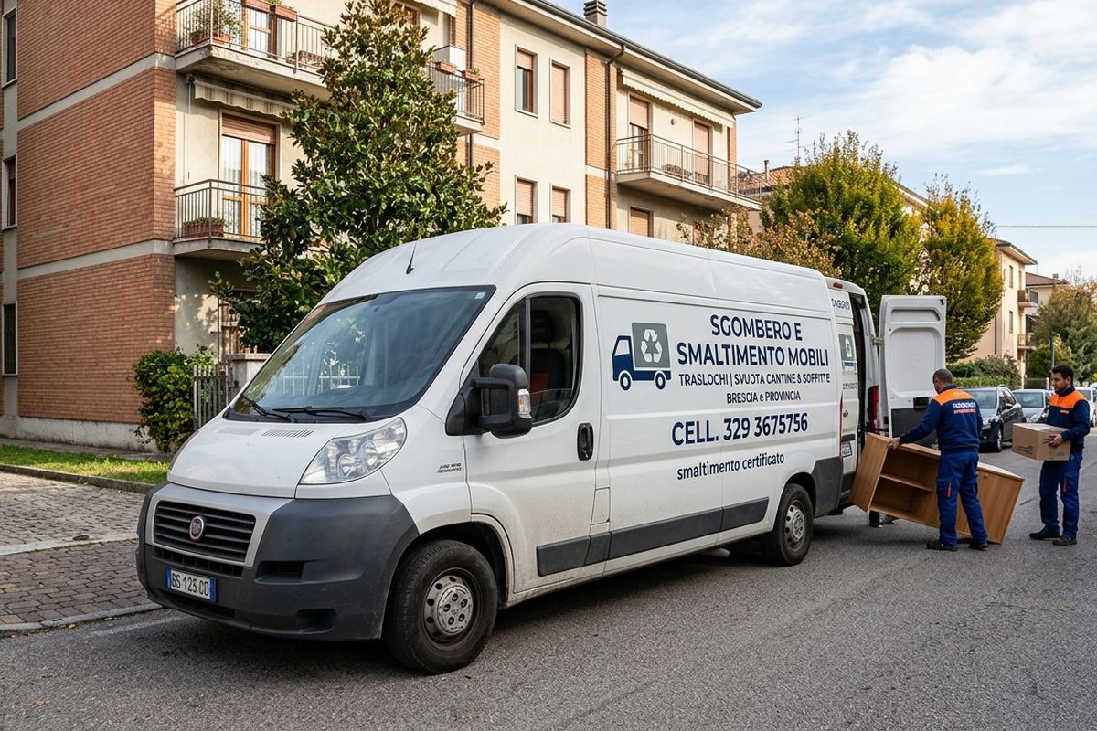 Sgombero appartamento a Brescia
